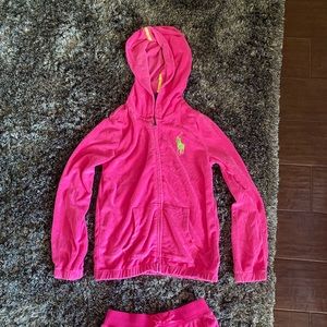 Ralph Lauren youth size 16 jogger set